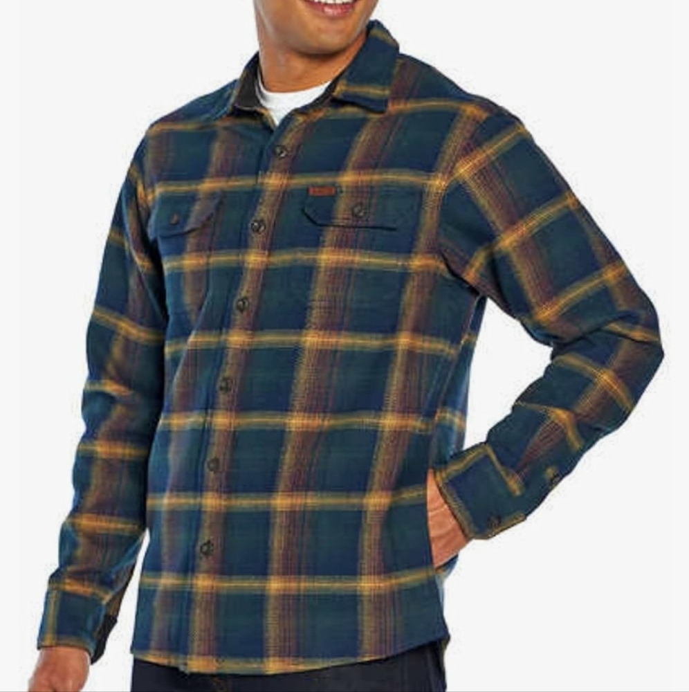 Orvis Big Bear Heavyweight Flannel Button Down Shirt